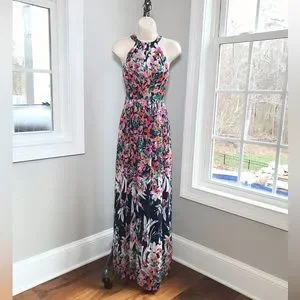 Eliza j floral maxi dress hot sale